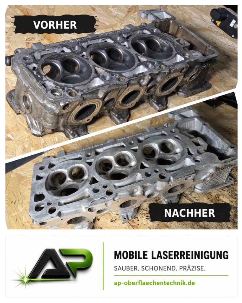 Aluminium-Zylinderkopf – Reinigung der Brennraumseite